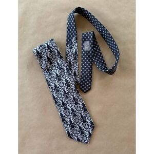 Versace Mens 100% Silk Tie Black Baroque Medusa Geometric Made in Italy Designer